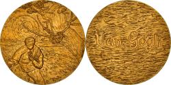 World Coins - France, Medal, Peinture, Van Gogh, Le Semeur, Arts & Culture, , Gilt