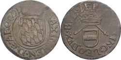 World Coins - Prince-Bishopric of Liège, Maximilian Henry, Liard, 1650-1688, Liege, Bronze