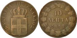 World Coins - Coin, Greece, Othon, 10 Lepta, 1837, , Copper, KM:17