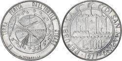 World Coins - Coin, San Marino, 100 Lire, 1977, Rome, , Steel, KM:69