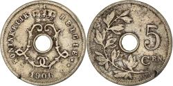 World Coins - Coin, Belgium, 5 Centimes, 1906, , Copper-nickel, KM:55