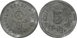 World Coins - Germany, Stadt Tauberbischofsheim, 5 Pfennig, 1918, , Zinc