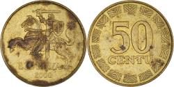 World Coins - Coin, Lithuania, 50 Centu, 2000