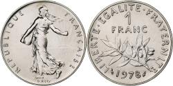 World Coins - France, Franc, Semeuse, 1978, Monnaie de Paris, série FDC, Nickel,