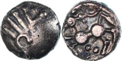 Ancient Coins - Coin, Remi, 1/4 statère aux segments, 70-52 BC, , Bronze