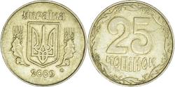 World Coins - Coin, Ukraine, 25 Kopiyok, 2009