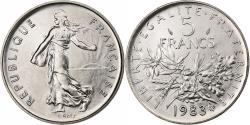 World Coins - France, 5 Francs, Semeuse, 1983, Pessac, Copper-nickel, , Gadoury:771