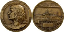 World Coins - France, Medal, Jeanne d'Arc, Croiseur Ecole, Bronze, Prud'homme.G,
