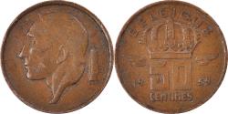 World Coins - Coin, Belgium, 50 Centimes, 1959