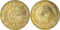 World Coins - France, Medal, Ecu Europa, Marianne, 1994, Rodier, , Gilt Bronze