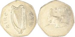 World Coins - Coin, Ireland, 50 Pence, 1988