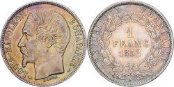 World Coins - France, Louis-Napoléon Bonaparte, Franc, 1852, Paris, Silver,