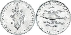 World Coins - Coin, VATICAN CITY, Paul VI, 10 Lire, 1971, , Aluminum, KM:119