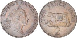 World Coins - Coin, Guernsey, 2 Pence, 1989