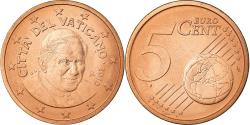 World Coins - VATICAN CITY, 5 Euro Cent, 2010, , Copper Plated Steel, KM:377