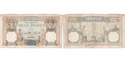World Coins - France, 1000 Francs, Cérès et Mercure, 1933-03-30, T.2409, VF(20-25)