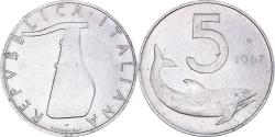 World Coins - Coin, Italy, 5 Lire, 1967, Rome, , Aluminum, KM:92