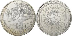 World Coins - France, 10 Euro, Nord-Pas De Calais, 2012, Paris, Silver,