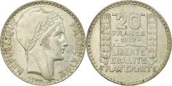 World Coins - Coin, France, Turin, 20 Francs, 1937, Paris, , Silver, KM:879