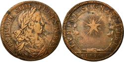 World Coins - France, Token, Royal, 1756, , Copper, Feuardent:6974