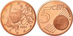 World Coins - France, 5 Euro Cent, 2009, Proof / BE, , Copper Plated Steel, KM:1284