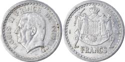 World Coins - Coin, Monaco, 2 Francs, 1943, Paris, , Aluminum, KM:121, Gadoury:MC 133