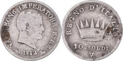 World Coins - Coin, Italy, KINGDOM OF NAPOLEON, Napoleon I, 10 Soldi, 1812, Venice,