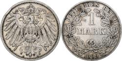 World Coins - GERMANY - EMPIRE, Wilhelm II, Mark, 1909, Berlin, Silver, , KM:14