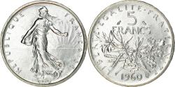 World Coins - Coin, France, Semeuse, 5 Francs, 1960, , Silver, KM:926, Gadoury:770