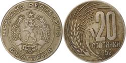 World Coins - Bulgaria, 20 Stotinki, 1952, Copper-nickel, , KM:55