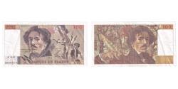 World Coins - France, 100 Francs, Delacroix, 1991, D.202, EF(40-45), Fayette:69bis.3c1