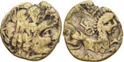 Ancient Coins - Aulerci Diablintes, 1/4 de statère à la situle, 1st century BC, Electrum