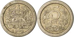 World Coins - Coin, Netherlands, Wilhelmina I, 5 Cents, 1909, , Copper-nickel, KM:137