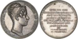 World Coins - France, Medal, Duchesse de Berry, Séjour à Dieppe, 1824, Silver, Dubois.E
