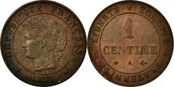 World Coins - Coin, France, Cérès, Centime, 1875, Paris, , Bronze, KM:826.1