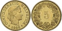 World Coins - Coin, Switzerland, 5 Rappen, 1988