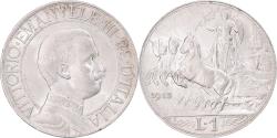 World Coins - Coin, Italy, Vittorio Emanuele III, Lira, 1913, Rome, , Silver, KM:45