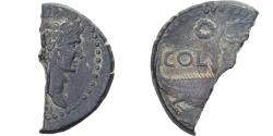 Ancient Coins - Augustus & Agrippa, 1/2 Dupondius, 9-3 BC, Nemausus, Bronze, , RIC:158