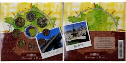 World Coins - France, Coffret 1c. à 2€ + jeton, BU, 2005, Monnaie de Paris,