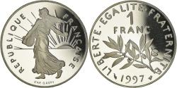 World Coins - Coin, France, Semeuse, Franc, 1997, Paris, Proof, , Nickel, KM:925.2