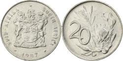 World Coins - South Africa, 20 Cents, 1987, Nickel, , KM:86