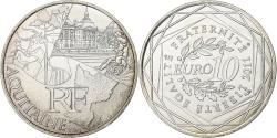 World Coins - France, 10 Euro, Aquitaine, 2011, Paris, Silver, , KM:1727