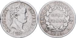 World Coins - France, Napoleon I, 1/2 Franc, 1810, Paris, Silver, , Gadoury:399