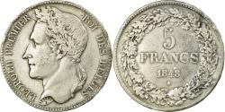 World Coins - Coin, Belgium, Leopold I, 5 Francs, 5 Frank, 1848, , Silver, KM:3.2