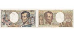 World Coins - France, 200 Francs, Montesquieu, Undated (1992), L.107, EF(40-45)
