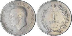 World Coins - Coin, Turkey, Lira, 1957