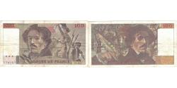 World Coins - France, 100 Francs, Delacroix, 1990, D.161, EF(40-45), Fayette:69BIS.02B