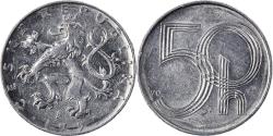 World Coins - Coin, Czech Republic, 50 Haleru, 1995
