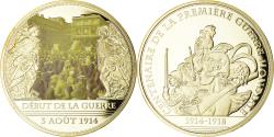 World Coins - France, Medal, Centenaire de la Première Guerre Mondiale, Début de la guerre