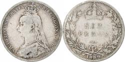 World Coins - Great Britain, Victoria, 6 Pence, 1889, , Silver, KM:760, Spink:3929